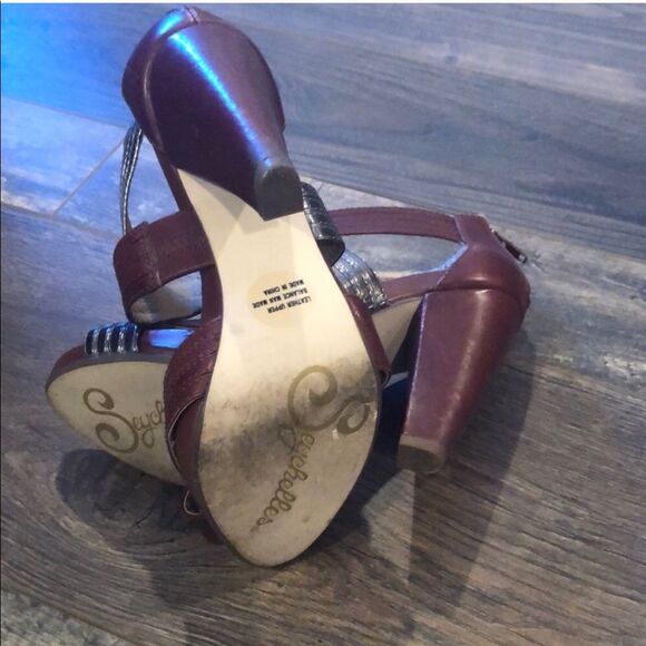 Seychelles M Heels for Women for sale | eBay Anthropologie Seychelles Leather Maroon Heels